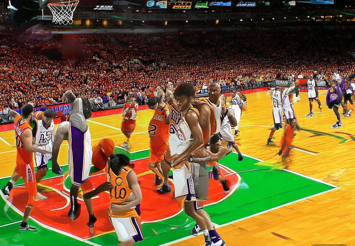 2003年NBA火箭湖人巅峰对决：姚明科比传奇对决纪实